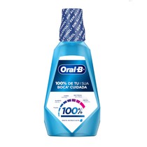 Antisséptico Bucal 100% Menta com Flúor sem Álcool 1L - Oral-B