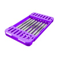 Estojo para Esterilização Plástico Sterilys Periodontia 18x10x2 cm Lilás com Glitter - Lysanda