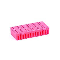 Estojo para Esterilização Plástico Sterilys Grande 20x9x4 cm Rosa Claro com Glitter - Lysanda