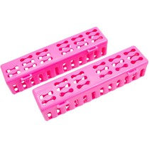 Estojo para Esterilização Plástico Colors Clínico 4,5X4,8X20,5 cm Pink 2Unid. - Golgran