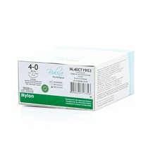 Fio Cirúrgico De Nylon Incolor 4-0 Ag 3/8 1,9cm - Bioline Fios