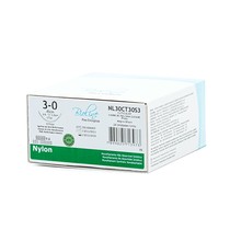 Fio Cirúrgico De Nylon Preto 3-0 Ag 3/8 3,0cm - Bioline Fios