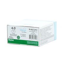 Fio Cirúrgico De Nylon Preto 4-0 Ag 3/8 2,4cm - Bioline Fios