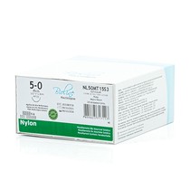 Fio Cirúrgico De Nylon Preto 5-0 Ag 1/2 1,5cm - Bioline Fios