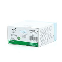 Fio Cirúrgico Nylon Preto 4-0 Ag 1/2 Cor 1,7cm - Bioline Fios