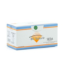 Fio Cirúrgico de Seda 3-0 Agulha 1/2 COR 1,7 cm 24unid. - Bioline Fios