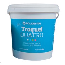 Gesso Pedra Troquel Especial Tipo IV - Bege 5 kg - Polidental