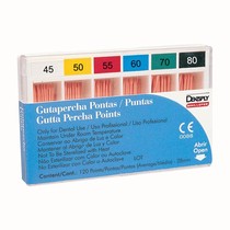Guta-percha Iso Calibrada 28 mm Nº 45-80 Colorida 120unid. - Dentsply Sirona