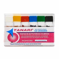 Guta Percha Calibrada Nº 80 28 mm Rosa - Tanari