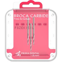 Broca Carbide Zekrya Cônica Ponta Segura FG Nº 151 3unid. - Prima Dental