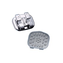 Bráquete Metálico Capelozza I II III Protrusiva Minus e Plus 022 Dente 14/15 com Gancho - Orthometric