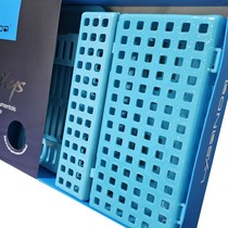 Kit Estojo para Esterilização Plástico Sterilys Azul com Glitter 3unid. - Lysanda