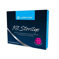 Kit Estojo para Esterilização Plástico Sterilys Cinza 3unid. - Lysanda