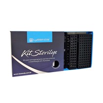 Kit Estojo para Esterilização Plástico Sterilys Preto 3unid. - Lysanda