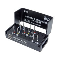 Brocas para Preparacao e Acabamento em Resina 2050 By Dr Jose Arbex Kit - Jota