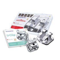 Kit Promocional Bráquete Metálico Advanced Roth 022 100 casos + 1 Kit Bráquete de Aço Autoligado U-Clip Roth 022 - Orthometric