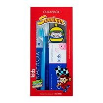 Kit Higiene Bucal Infantil Senninha com Escova e Creme Dental - Curaprox