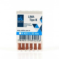 Lima K 25 mm Nº 25 - 6unid. - MK Life