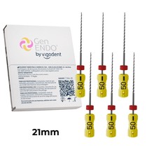 Lima K-File GenEndo Nº50 21 mm 6unid. - Vigodent