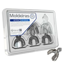 Moldeira Perfurada Adulto Inox Desdentado - Bio-Art