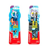 Escova Dental Infantil Batman Mulher Maravilha 6+ Anos 2unid. - Colgate