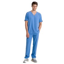 Pijama Scrub Masculino Easy Azul M - Dra. Cherie
