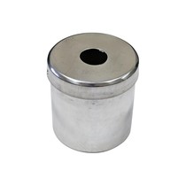 Porta Algodão Inox Servido Sem Mola - Lysanda