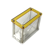 Porta Algodão Rolete Acrílico Dourado - Archneer