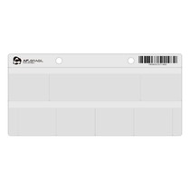 Cartão Ficha para Raio-X Plástico 6 Furos 8,52x19cm - AF do Brasil