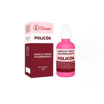 Resina Acrílica Policor Termopolimerizante 25G Caracterização Cor Médio - Clássico