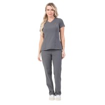 Scrub Feminino Tec Easy Loren Aço GG - DANA JALECOS