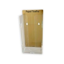 Suporte Click Porta Dispenser Papel Toalha Dourado - Archneer