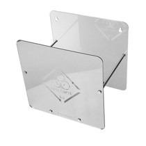 Suporte para Coletor de Materiais Perfurocortantes Acrílico Prata 7L - Archneer