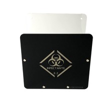 Suporte para Coletor de Materiais Perfurocortantes Acrílico Preto 7L - Archneer
