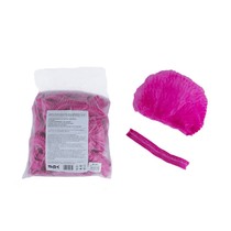 Touca Descartável Sanfonada Rosa Pink 50unid - Sp Protection