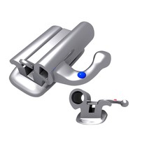 Tubo Duplo Retangular Conversível para Colagem Capelozza Classe I 022 - Dente 16 - Orthometric