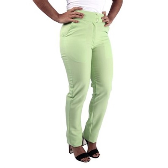 calça social verde militar