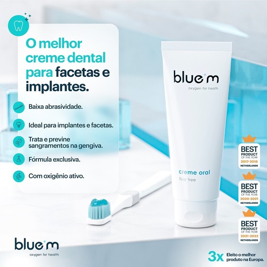 Creme Dental para Facetas e Implantes 75ml BlueM