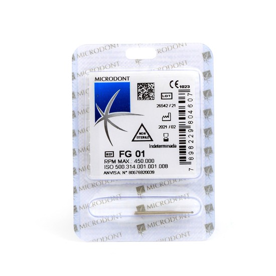 PONTA CARBIDE FG 1/4 - UNIDADE - MICRODONT
