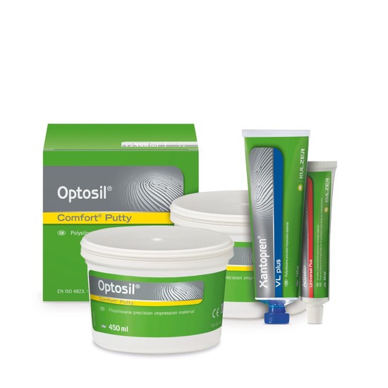 Kit Silicone de Condensação Optosil Comfort + Xantopren VL Plus + Activator Universal Kulzer
