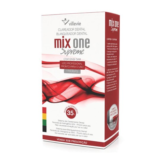 Kit Clareador Mix One Supreme 35% com Gingi Dam 1 Paciente - Villevie