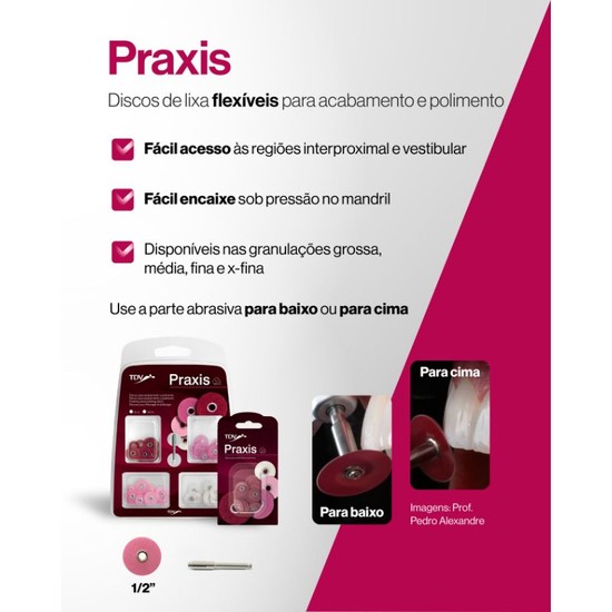 Kit Promocional Discos de Lixa Praxis Super Combo - TDV